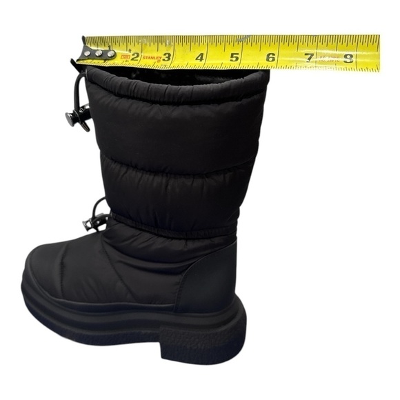 Stuart Weitzman Round Toe Cam SportLift Boots Women's 5.5 B Black Pull-On - Picture 11 of 15